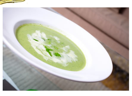 cold avocado soup