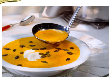 chilled pumpkin soup